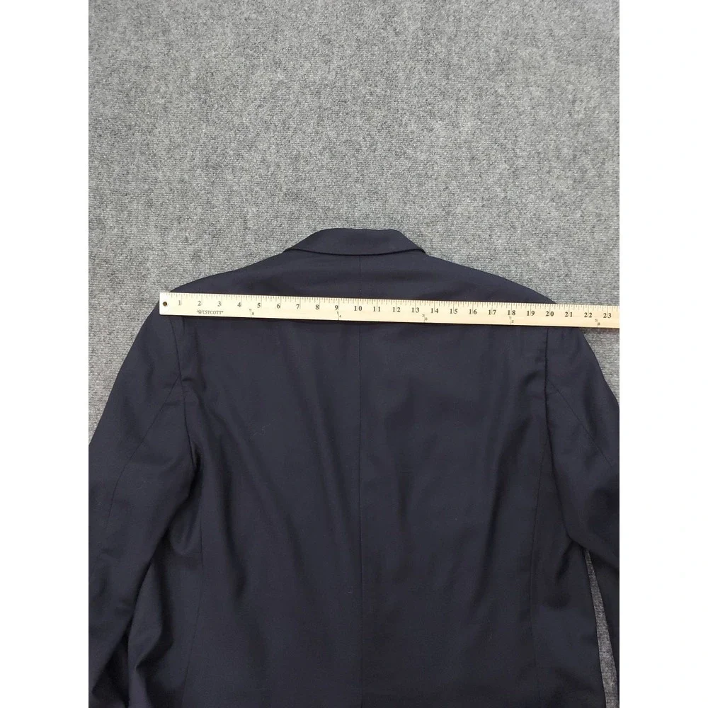 Lauren Ralph Lauren Blazer Jacket Mens 46 Long Navy Blue Gold Buttons Wool‎ Coat